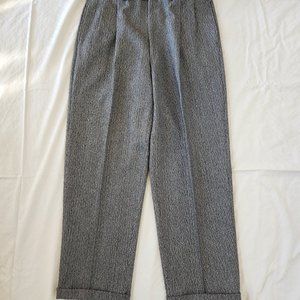 Valentino Men's Italian Wool Tweed Pants 35" waist